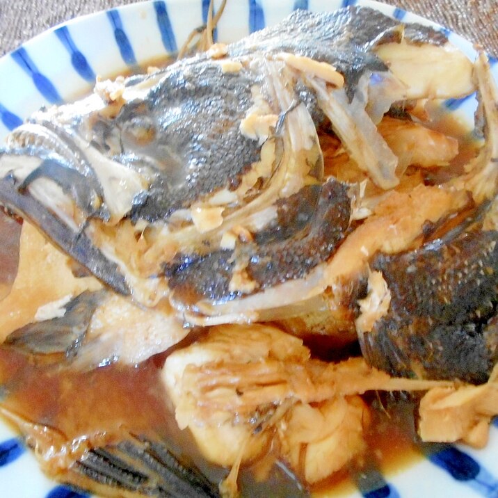 カレイの黒酢煮